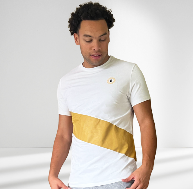 Balling London White Gold Stripe  high quality T-shirt