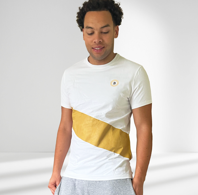 Balling London White Gold Stripe  high quality T-shirt