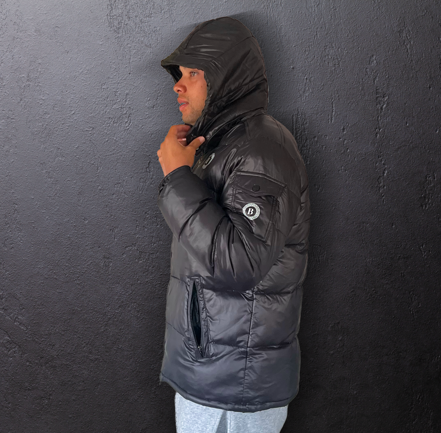 Black Balling London Puffer Jacket