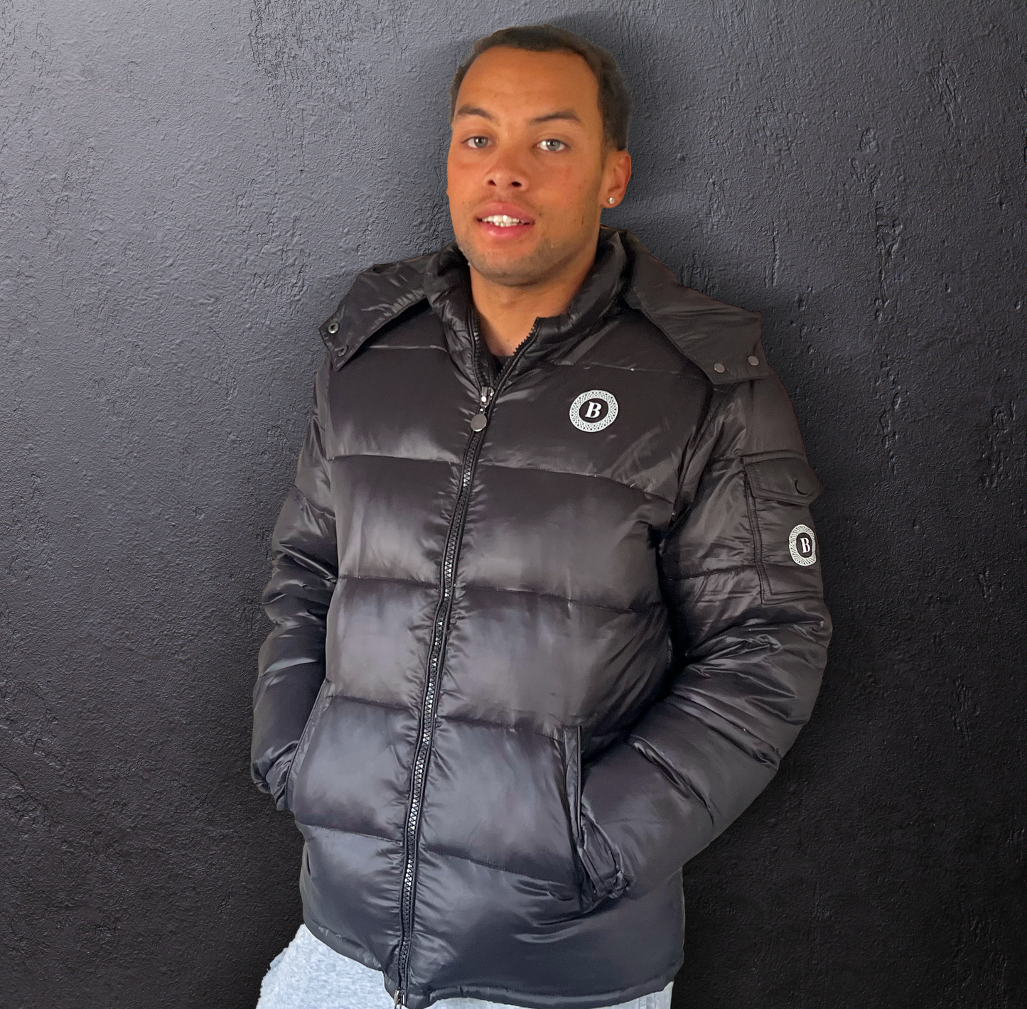 Black Balling London Puffer Jacket