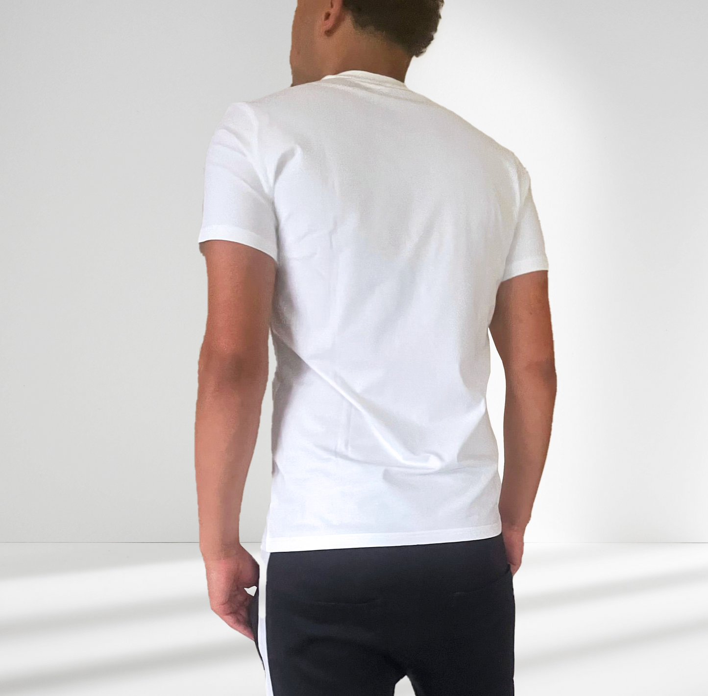 Balling London White Plain T-Shirt High Quality Luxurious Soft Slim Fit