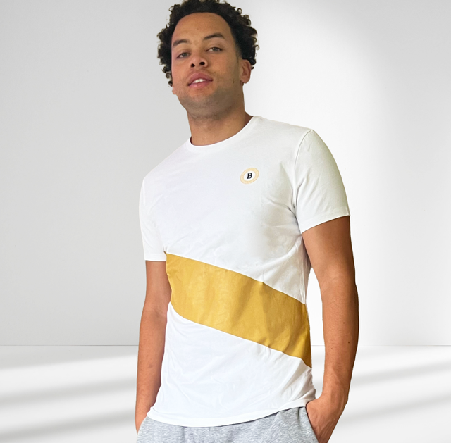 Balling London White Gold Stripe  high quality T-shirt