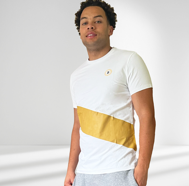 Balling London White Gold Stripe  high quality T-shirt